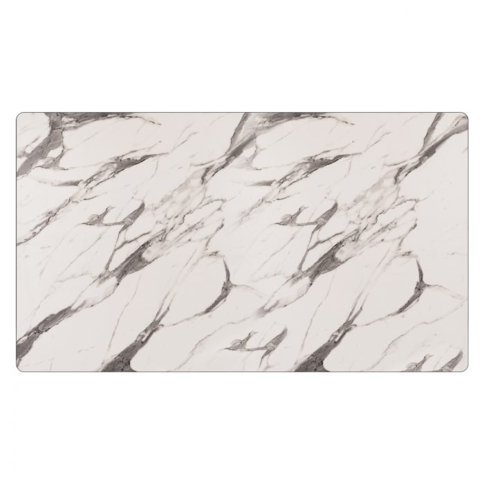 ΕΠΙΦΑΝΕΙΑ ΤΡΑΠΕΖΙΟΥ HPL HM5840.11 MARBLE WHITE-GREY 120x69 εκ. ΠΑΧΟΥΣ 12mm.