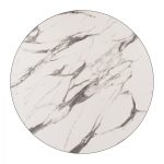 ΕΠΙΦΑΝΕΙΑ ΤΡΑΠΕΖΙΟΥ HPL HM5842.11 MARBLE WHITE-GREY Φ69 εκ. ΠΑΧΟΥΣ 12mm.