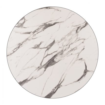 ΕΠΙΦΑΝΕΙΑ ΤΡΑΠΕΖΙΟΥ HPL HM5842.11 MARBLE WHITE-GREY Φ69 εκ. ΠΑΧΟΥΣ 12mm.