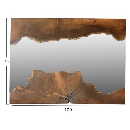 ΚΑΘΡΕΠΤΗΣ HM9364 ΑΠΟ ΜΑΣΙΦ ΞΥΛΟ ΤEAK ΦΥΣΙΚΟ 100X75YΕΚ.-2