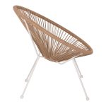 ΠΟΛΥΘΡΟΝΑ ACAPULCO Τ. ΦΩΛΙΑ ΜΕΤΑΛΛΟ ΛΕΥΚΟ ΜΕ TWISTED WICKER HM5871.02 70x73x79 εκ.-4