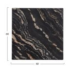 ΕΠΙΦΑΝΕΙΑ ΤΡΑΠΕΖΙΟΥ 5787 ΤΕΤΡΑΓΩΝΗ WERZALIT 60Χ60εκ. BLACK GOLD MARBLE HM5229.15-2