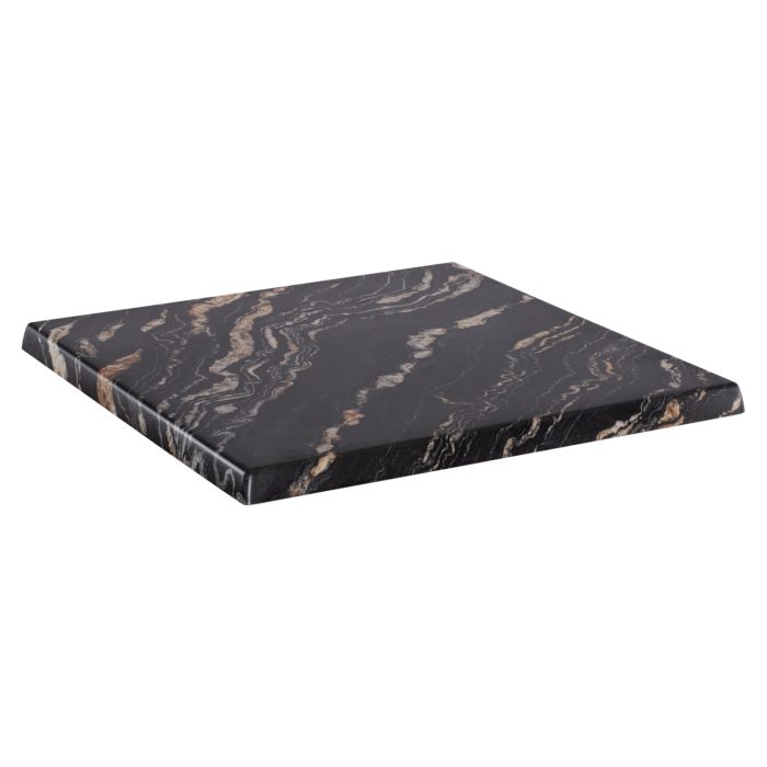 ΕΠΙΦΑΝΕΙΑ ΤΡΑΠΕΖΙΟΥ 5787 ΤΕΤΡΑΓΩΝΗ WERZALIT 60Χ60εκ. BLACK GOLD MARBLE HM5229.15-3