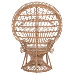 ΠΟΛΥΘΡΟΝΑ ROYAL PEACOCK ΑΠΟ BAMBOO ΜΕ ΜΑΞΙΛΑΡΙ 134X65X150Yεκ.HM9342-6