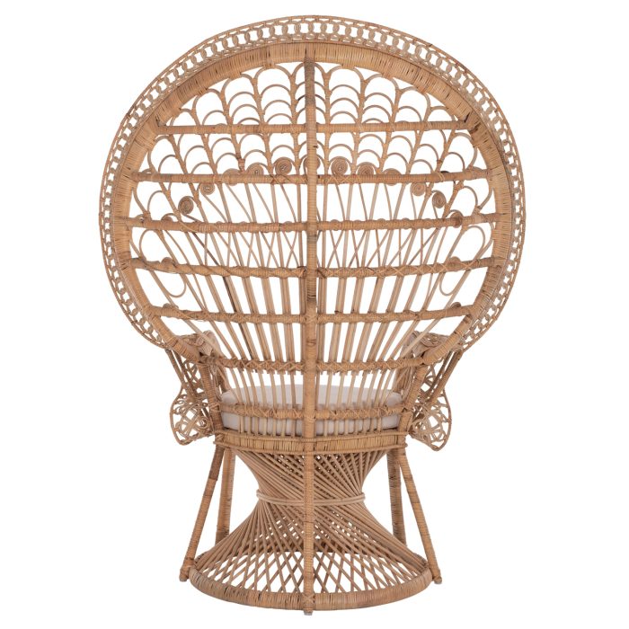 ΠΟΛΥΘΡΟΝΑ ROYAL PEACOCK ΑΠΟ BAMBOO ΜΕ ΜΑΞΙΛΑΡΙ 134X65X150Yεκ.HM9342-6