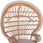 ΠΟΛΥΘΡΟΝΑ ROYAL PEACOCK ΑΠΟ BAMBOO ΜΕ ΜΑΞΙΛΑΡΙ 134X65X150Yεκ.HM9342-7