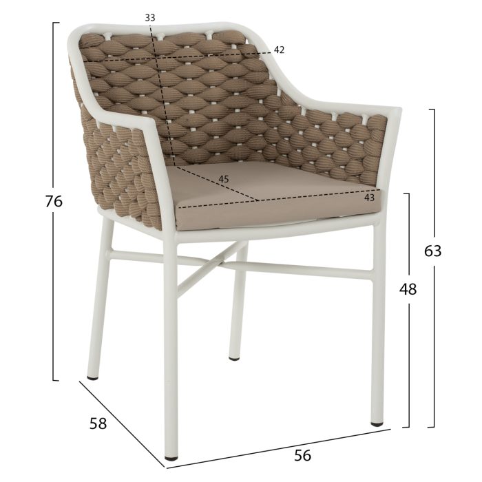 ΠΟΛΥΘΡΟΝΑ HM5858.02 ΛΕΥΚΗ ΜΕ ΣΧΟΙΝΙ ΜΠΕΖ 56x58x76 εκ.-2