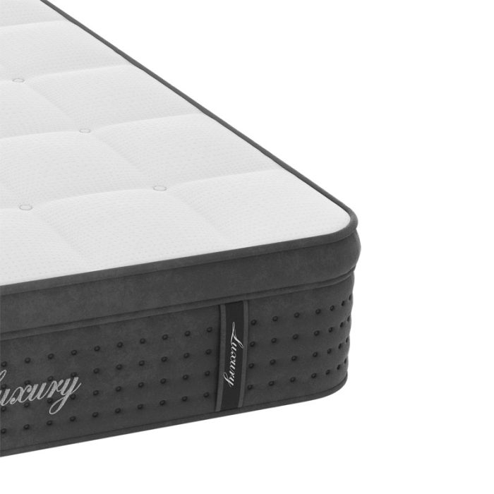 Στρώμα Luxury pakoworld pocket spring+gel memory foam+latex 34-36cm 150x200εκ-3