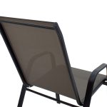 Πολυθρόνα Calan pakoworld μέταλλο μαύρο-textilene μαύρο 55x75x90 εκ-3