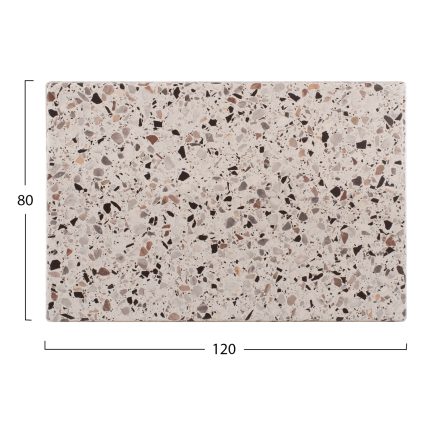 ΕΠΙΦΑΝΕΙΑ ΤΡΑΠΕΖΙΟΥ ΟΡΘΟΓΩΝΙΑ 5766 WERZALIT 120X80 εκ. TERRAZZO HM5630.16-2