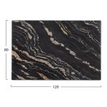 ΕΠΙΦΑΝΕΙΑ ΤΡΑΠΕΖΙΟΥ ΟΡΘΟΓΩΝΙΑ 5787 WERZALIT 120X80εκ. BLACK GOLD MARBLE HM5630.15-2