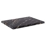 ΕΠΙΦΑΝΕΙΑ ΤΡΑΠΕΖΙΟΥ ΟΡΘΟΓΩΝΙΑ 5787 WERZALIT 120X80εκ. BLACK GOLD MARBLE HM5630.15-3