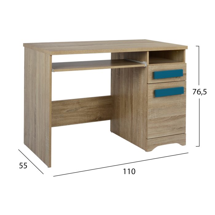 ΓΡΑΦΕΙΟ PLAYROOM SONAMA-ΣΙΕΛ HM11154.01 110X55X76.5εκ-2