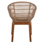 ΠΟΛΥΘΡΟΝΑ AMORA HM9567 TEAK ΠΟΔΙΑ ΣΚΕΛΕΤΟΣ ΑΛΟΥΜΙΝΙΟΥ & POLYRATTAN 64x60x87Yεκ.-6