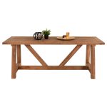 ΤΡΑΠΕΖΙ ΤΡΑΠΕΖΑΡΙΑΣ HM7922 RECYCLED TEAK ΣΕ ΦΥΣΙΚΟ ΧΡΩΜΑ 200X100X75Yεκ.-3