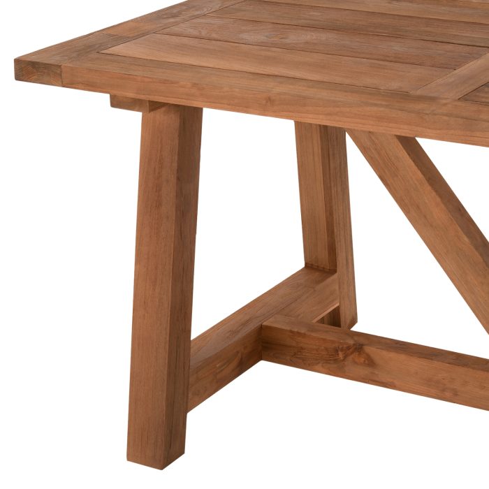 ΤΡΑΠΕΖΙ ΤΡΑΠΕΖΑΡΙΑΣ HM7922 RECYCLED TEAK ΣΕ ΦΥΣΙΚΟ ΧΡΩΜΑ 200X100X75Yεκ.-5