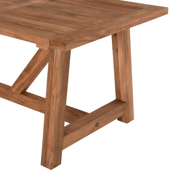 ΤΡΑΠΕΖΙ ΤΡΑΠΕΖΑΡΙΑΣ HM7922 RECYCLED TEAK ΣΕ ΦΥΣΙΚΟ ΧΡΩΜΑ 200X100X75Yεκ.-6