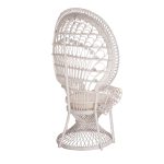 ΠΟΛΥΘΡΟΝΑ ROYAL PEACOCK HM9342.02 RATTAN ΣΕ ΛΕΥΚΟ-ΜΑΞΙΛΑΡΙ ΛΕΥΚΟ 114x72x150Yεκ.-5