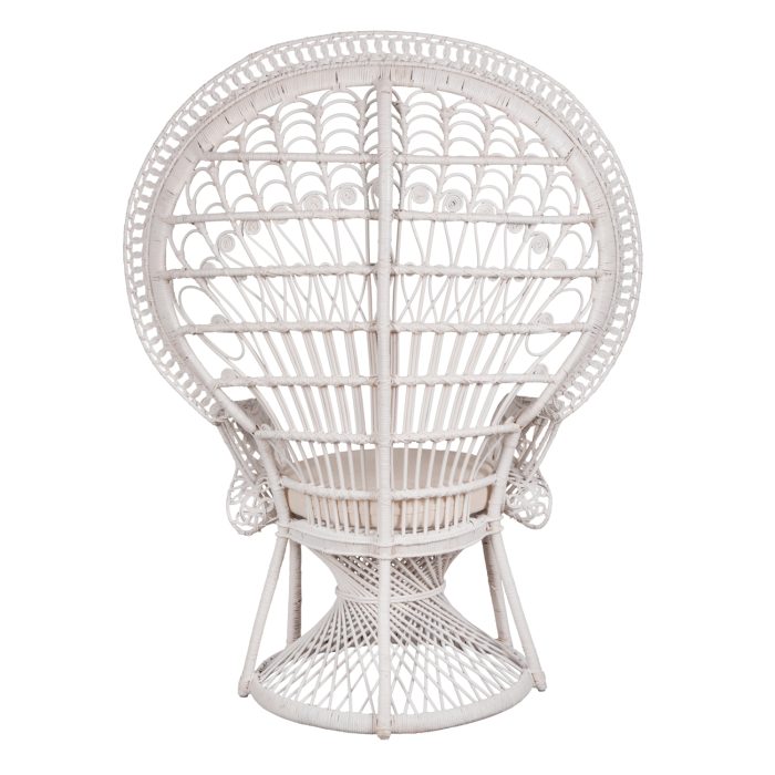 ΠΟΛΥΘΡΟΝΑ ROYAL PEACOCK HM9342.02 RATTAN ΣΕ ΛΕΥΚΟ-ΜΑΞΙΛΑΡΙ ΛΕΥΚΟ 114x72x150Yεκ.-6