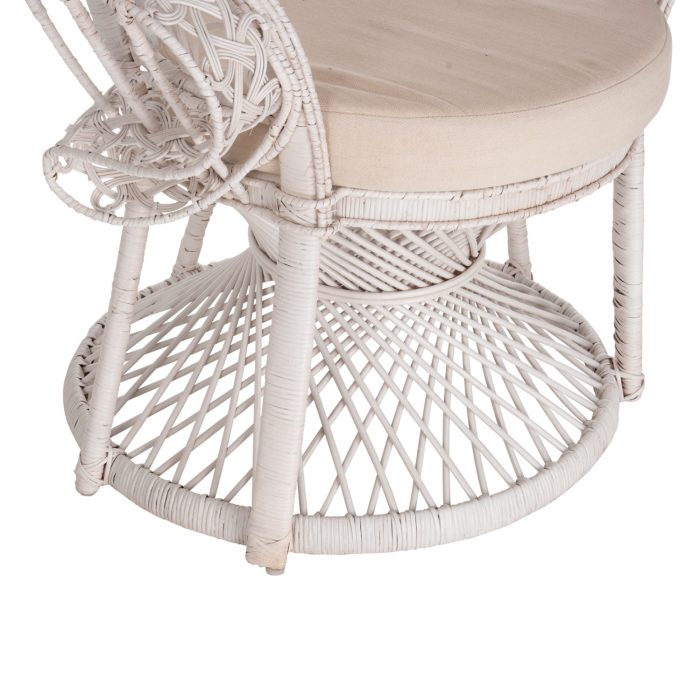 ΠΟΛΥΘΡΟΝΑ ROYAL PEACOCK HM9342.02 RATTAN ΣΕ ΛΕΥΚΟ-ΜΑΞΙΛΑΡΙ ΛΕΥΚΟ 114x72x150Yεκ.-7