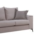 Καναπές Verona 2θέσιος cream - μαξιλάρια mocha 173x93x100εκ-3