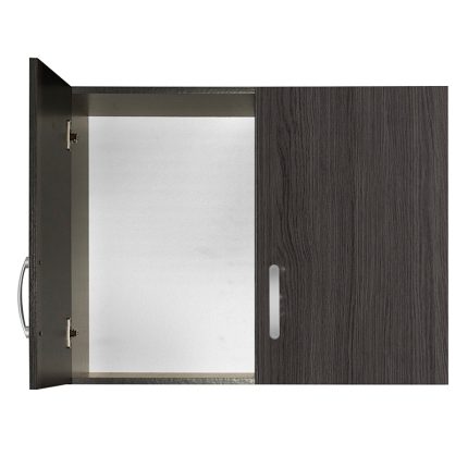 Πατάρι ντουλάπας Zelia pakoworld δίφυλλο wenge eo 79x42x60εκ-2