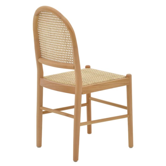 Καρέκλα Alessia pakoworld ξύλο οξιάς-rattan φυσικό 43x40x89εκ-2