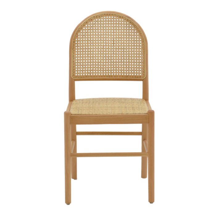 Καρέκλα Alessia pakoworld ξύλο οξιάς-rattan φυσικό 43x40x89εκ-4