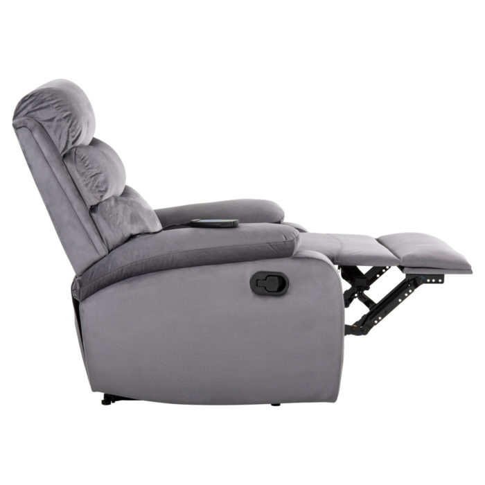 ΠΟΛΥΘΡΟΝΑ RELAX YASUMU HM9783.01 ΓΚΡΙ ΒΕΛΟΥΔΟ 80x93x100Υεκ.-5