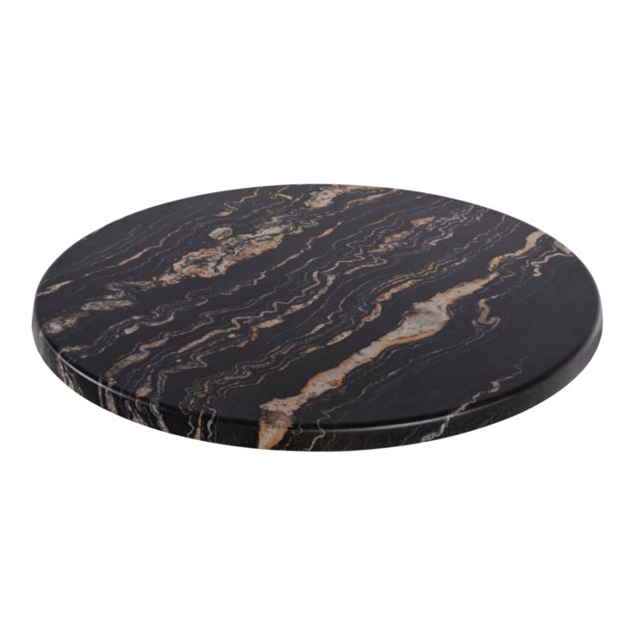 ΕΠΙΦΑΝΕΙΑ ΤΡΑΠΕΖΙΟΥ Φ60Χ2.5εκ. 5787 WERZALIT BLACK GOLD MARBLE HM5227.15-3