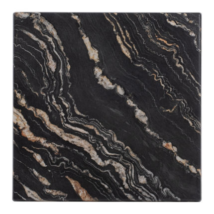 ΕΠΙΦΑΝΕΙΑ ΤΡΑΠΕΖΙΟΥ WERZALIT 80Χ80Χ3.5εκ. BLACK GOLD MARBLE HM5231.15