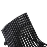 ΚΑΡΕΚΛΑ ΕΞΩΤ.ΧΩΡΟΥ CELLION HM9812.02 ΡΑΒΔΟΙ RATTAN ΣΕ ΜΑΥΡΟ ΧΡΩΜΑ 76x72x83Υεκ.-7