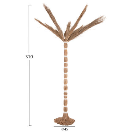 ΔΙΑΚΟΣΜΗΤΙΚΟ ΔΕΝΤΡΟ TROPIC HM4323 τ.ΦΟΙΝΙΚΑ ΑΠΟ MENDONG GRASS 310Yεκ.-2