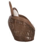 ΠΟΛΥΘΡΟΝΑ CIRCE HM9883 RATTAN ΚΑΦΕ-ΜΑΞΙΛΑΡΙΑ ΕΚΡΟΥ 100x74x112