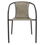 ΠΟΛΥΘΡΟΝΑ ΚΑΡΕΚΛΑ CAMEL HM5015.01 ΓΚΡΙ ΜΕΤΑΛΛΙΚΗ ΜΕ WICKER 48x48-53x72 εκ.-3