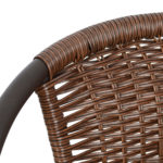 ΠΟΛΥΘΡΟΝΑ ΚΑΡΕΚΛΑ CAMEL HM5015.02 ΚΑΦΕ ΜΕΤΑΛΛΙΚΗ ΜΕ WICKER ΚΑΦΕ 48x48-53x72 cm-7