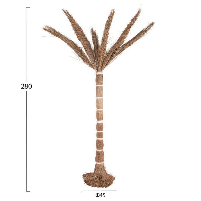 ΔΙΑΚΟΣΜΗΤΙΚΟ ΔΕΝΤΡΟ TROPIC HM4324 τ.ΦΟΙΝΙΚΑ ΑΠΟ MENDONG GRASS 280Yεκ.-2