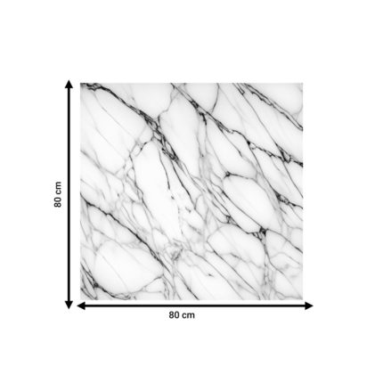 Επιφάνεια τραπεζιού Kailo pakoworld όψη μαρμάρου 80x80εκ