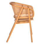 ΠΟΛΥΘΡΟΝΑ KENLEE HM9872 ΦΡΑΞΙΝΟΣ ΚΑΙ ΦΥΣΙΚΟ RATTAN RATTAN ΣΕ ΦΥΣΙΚΟ 57