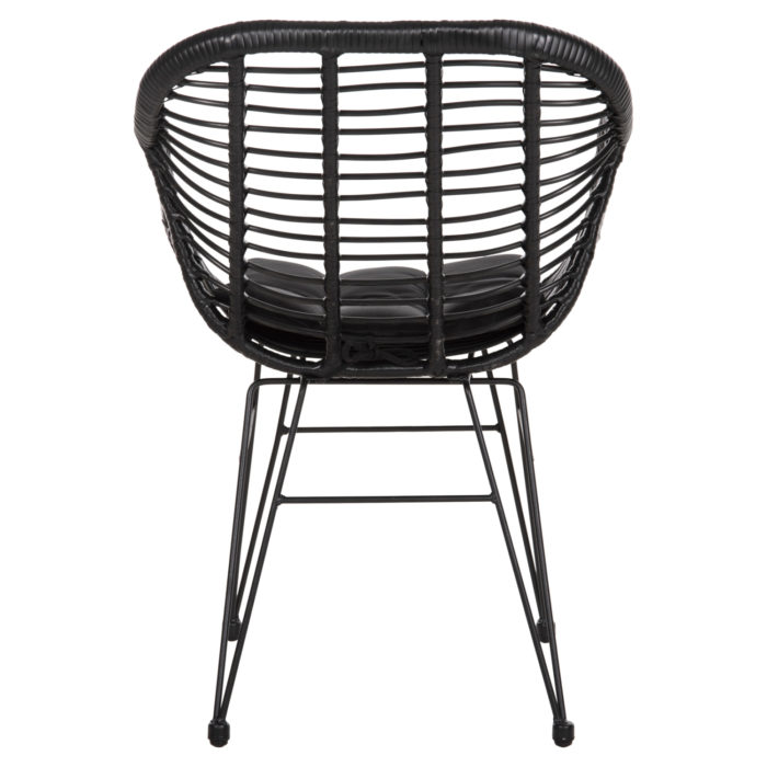 ΠΟΛΥΘΡΟΝΑ ΜΕ ΜΑΞΙΛΑΡΙ ΜΕΤΑΛΛΙΚΗ ALLEGRA HM5450.32 ΜΕ WICKER ΜΑΥΡΟ 58x59x82Υεκ.-6