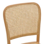 Καρέκλα Kalliope pakoworld φυσικό ξύλο οξιάς-φυσικό rattan 45x50x89εκ-3