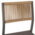 ΚΑΡΕΚΛΑ ΑΛΟΥΜΙΝΙΟΥ ΣΑΜΠΑΝΙ ΜΕ RATTAN & TEXTLINE HM5921.03 46x55