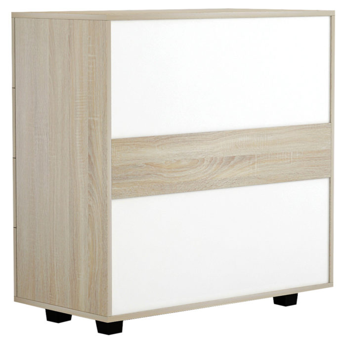 ΣΥΡΤΑΡΙΕΡΑ ΜΕΛΑΜΙΝΗΣ ME 4 ΣΥΡΤΑΡΙΑ SONOMA HM8996.01 80x40x83Yεκ.-4