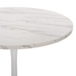 ΤΡΑΠΕΖΙ ΤΡΑΠΕΖΑΡΙΑΣ ROLLO HM9421.01 ΣΤΡΟΓΓΥΛΟ WHITE MARBLE Φ90x74Y εκ.-4