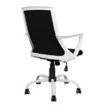 ΚΑΡΕΚΛΑ ΓΡΑΦΕΙΟΥ MALFOI HM1053.01 ΜΑΥΡO MESH & ΠΟΔΙ ΜΕΤΑΛΛΙΚΟ 58x59x103 εκ.-5