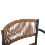 ΠΟΛΥΘΡΟΝΑ ΑΛΟΥΜΙΝΙΟΥ STER HM5786.12 ΑΝΘΡΑΚΙ-ΣΥΝΘ.RATTAN ΜΠΕΖ 55