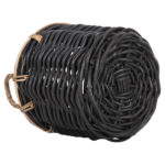 ΣΕΤ 2 ΚΑΛΑΘΙΑ POTTS HM4379 ΜΑΥΡO&ΦΥΣΙΚΟ ΧΡΩΜΑ- CL RATTAN Φ61+Φ45εκ.-5