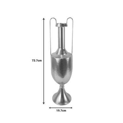 Διακοσμητικό βάζο Dion Inart μέταλλο σε χρυσή απόχρωση 19.7x19.1x73.7εκ