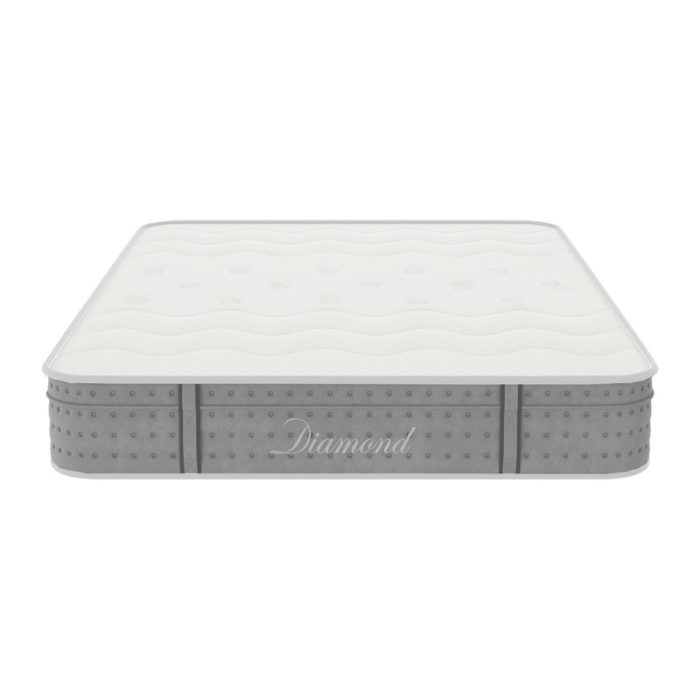 Στρώμα Diamond pakoworld pocket spring+ gel memory foam 25-27cm 160x200εκ-2