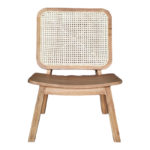 Καρέκλα Viborg pakoworld φυσικό teak ξύλο-φυσικό rattan 60x75x87εκ-2